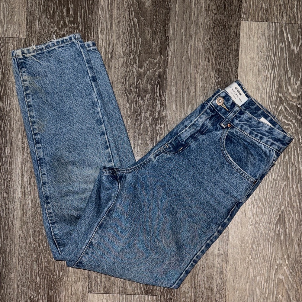 Cotton On Blue Straight Leg Jeans